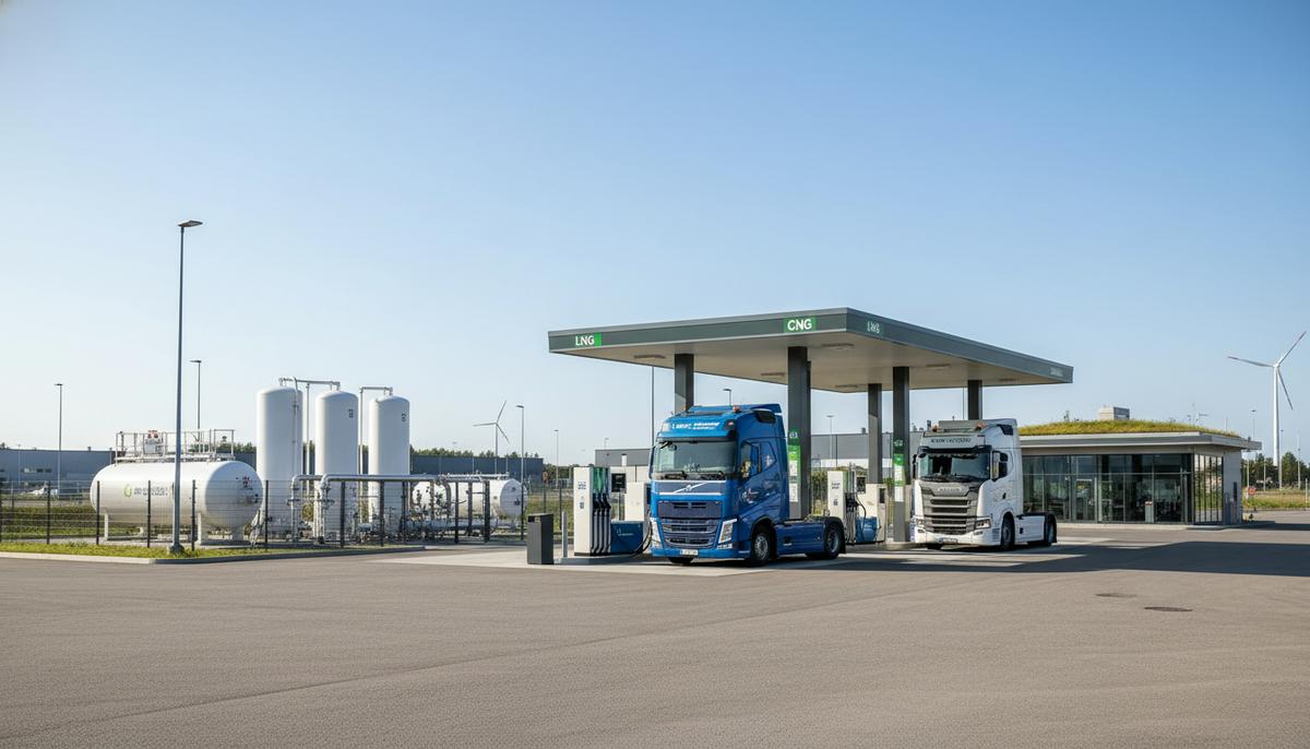 Компания «Газум» запустила в Расеборге комплексную заправку био-СПГ и сжатого биогаза