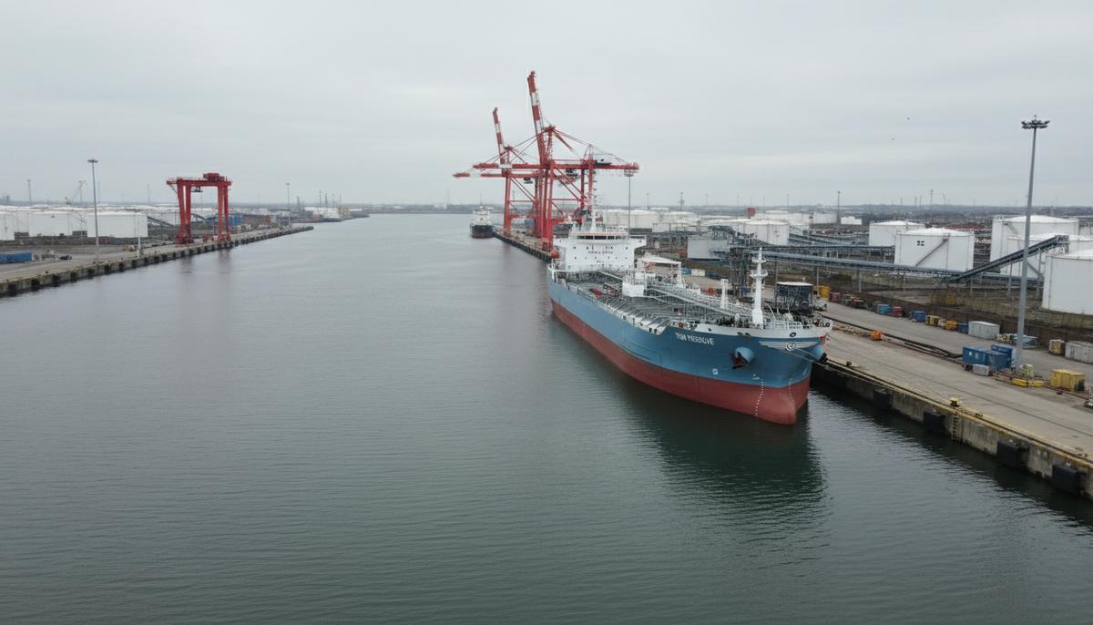 Запуск танкера на биоСПГ: глава ИМО посетил церемонию спуска Thun Resolve