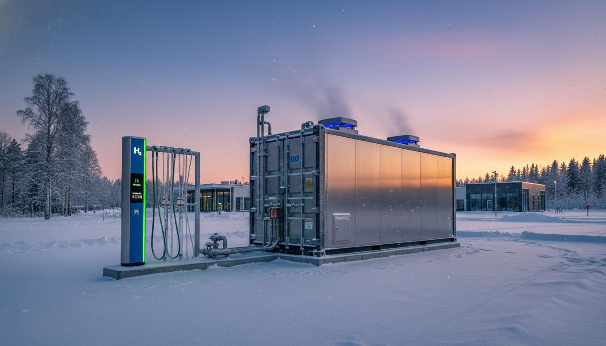 Японский водород для финских холодов: в Ювяскюля строят первую сетевую АЗС