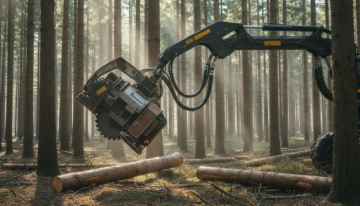 Обновление лесной техники: канадская Tigercat модернизировала харвестерную головку 568