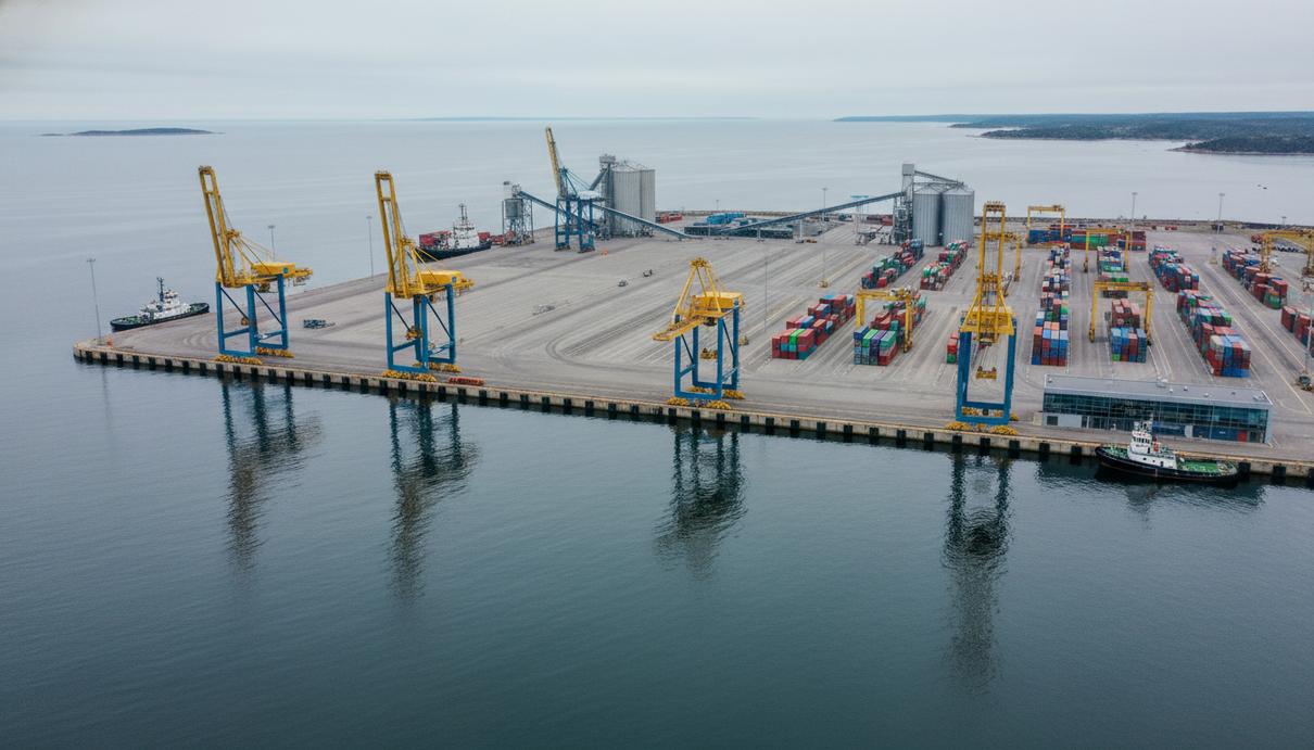 Хальмстад открыл терминал «Оушен-порт»: первый этап масштабной модернизации порта