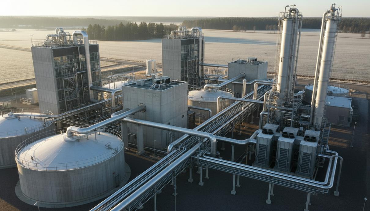 Финляндия запускает рынок биогенного углекислого газа: бетон станет хранилищем