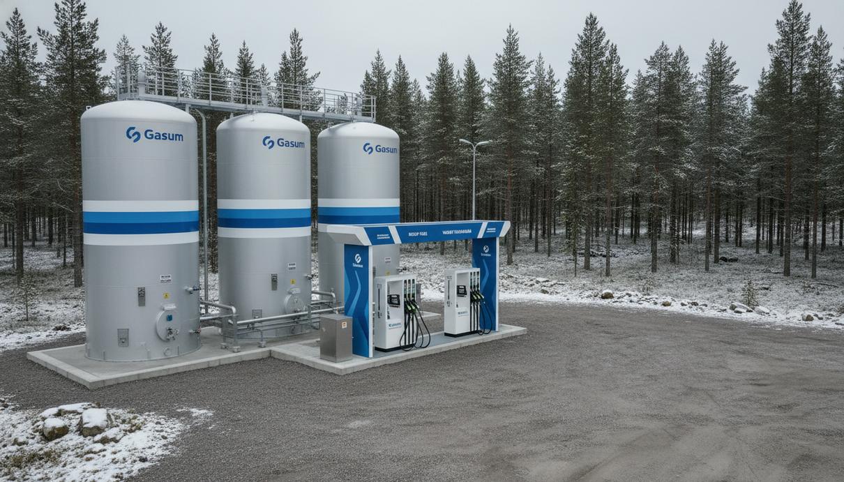 Gasum расширяет сеть биоСПГ: открыта новая станция в финском Йоэнсуу