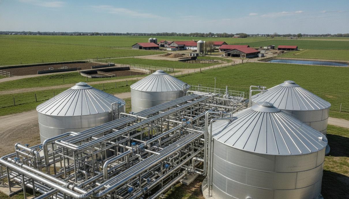 В США производство биогаза на молочных фермах выросло втрое с 2020 года