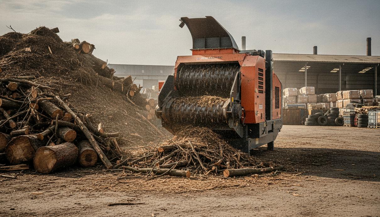 Terex Ecotec представила измельчитель TSS 390 Plus для биоотходов